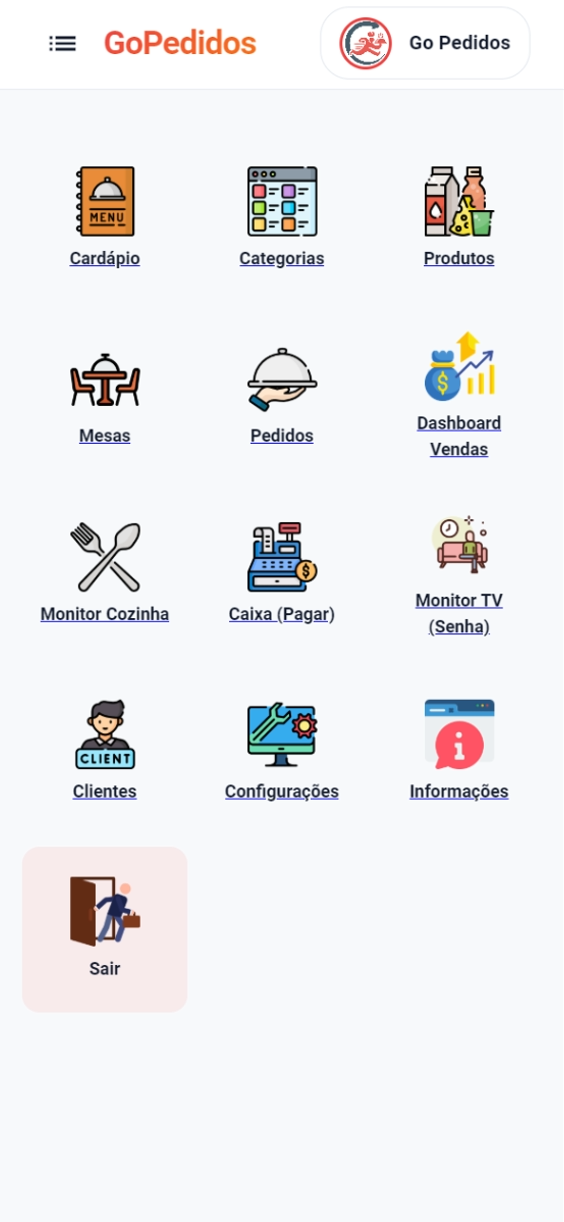 App interface visual